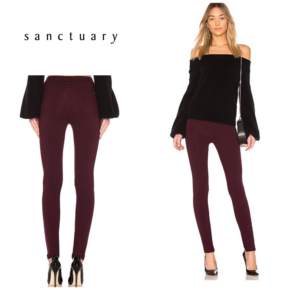 Sanctuary Ponte leggings - Zinfandel